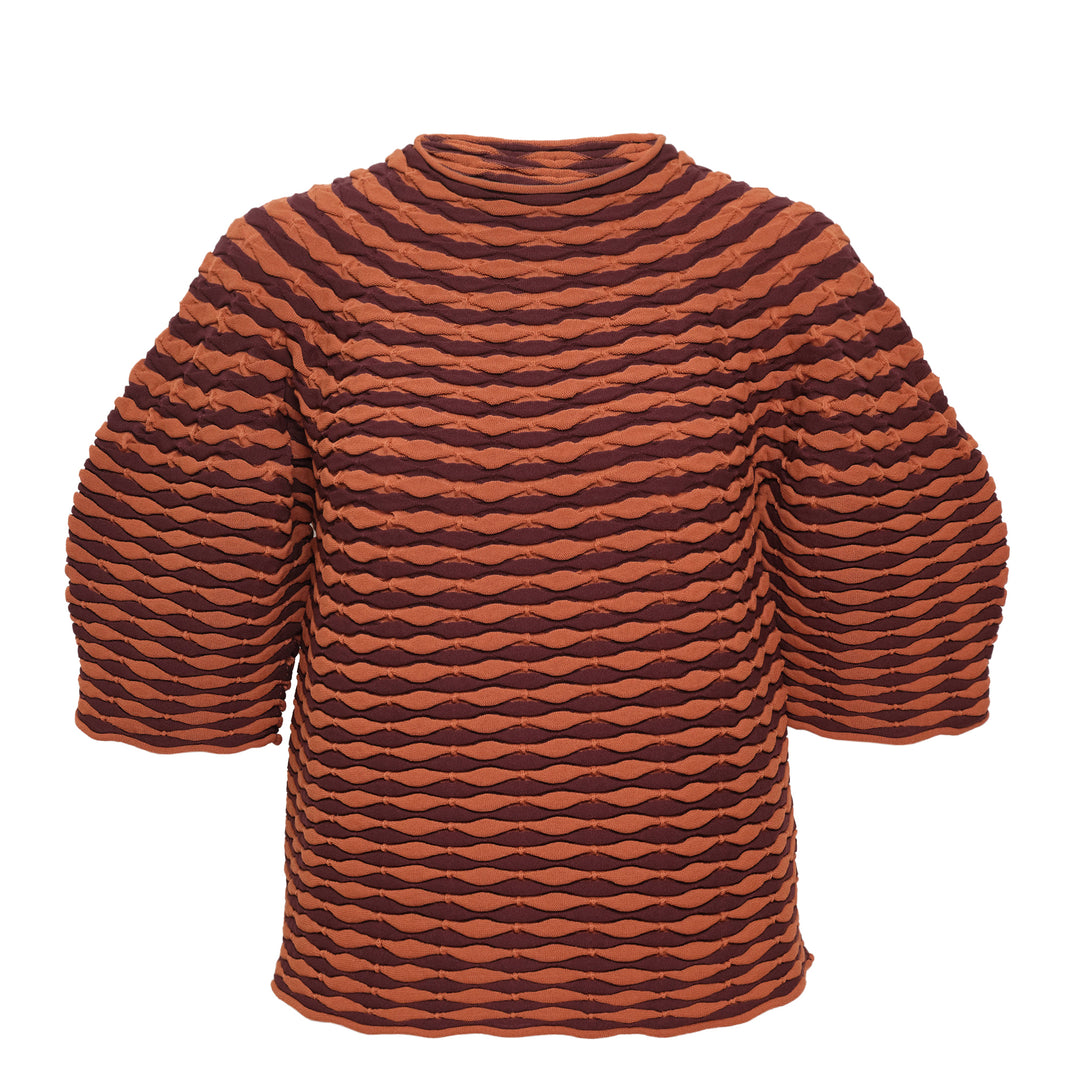 Colorful Mushroom Knit Shirt