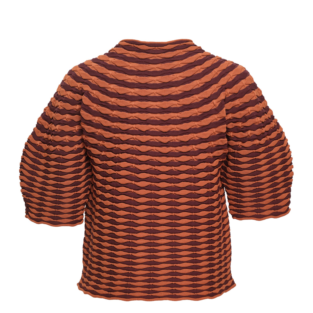 Colorful Mushroom Knit Shirt