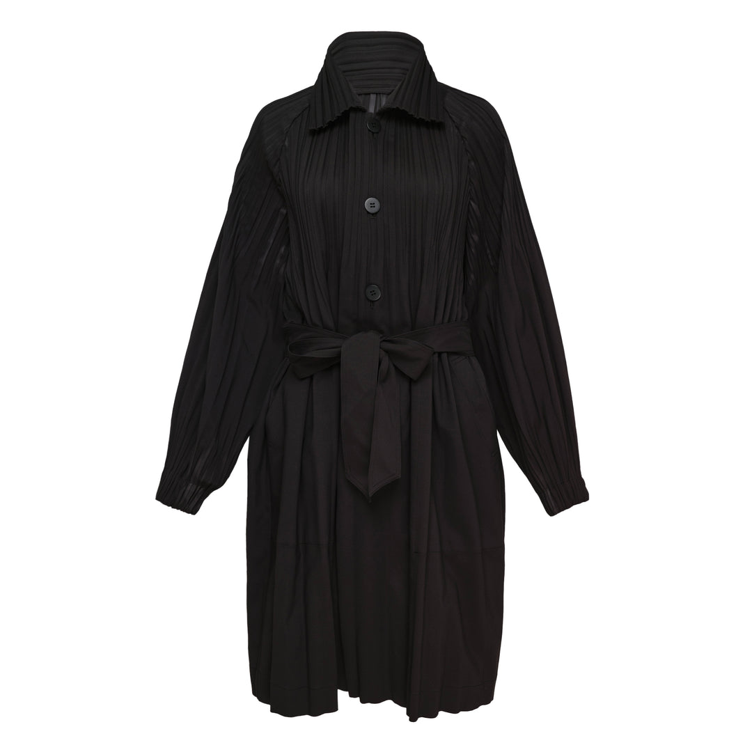 PLEATS PLEASE ISSEY MIYAKE Smooth Pleated Long Coat – Available at Club 21, Official Retailer in Singapore, Malaysia & Thailand with Global Shipping Online