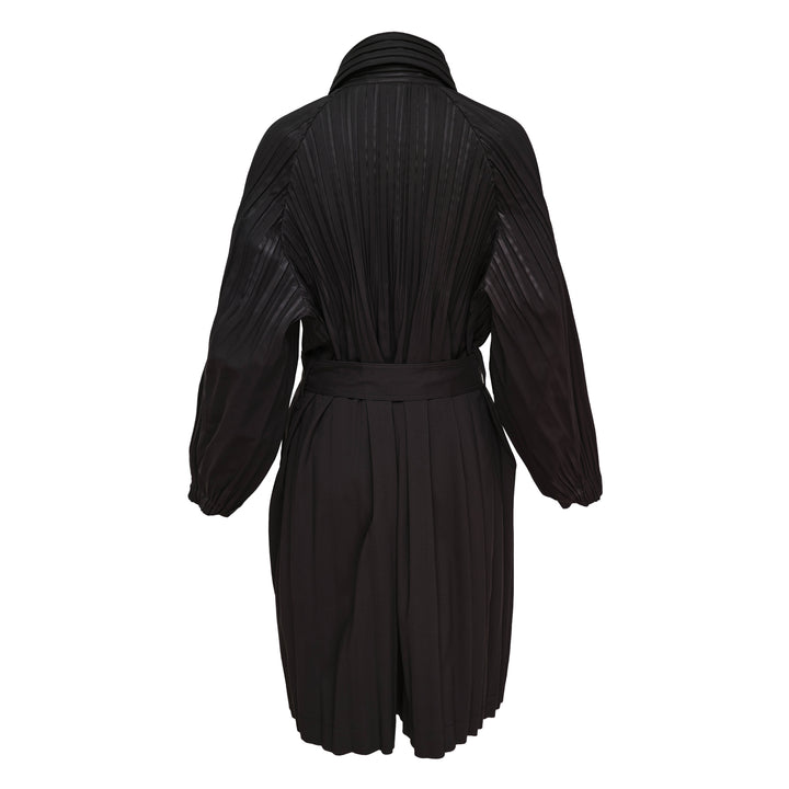 PLEATS PLEASE ISSEY MIYAKE Smooth Pleated Long Coat – Available at Club 21, Official Retailer in Singapore, Malaysia & Thailand with Global Shipping Online