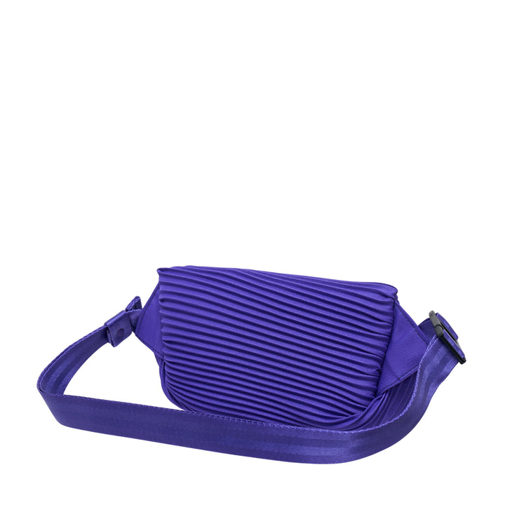 Bias Pleats Waist Bag