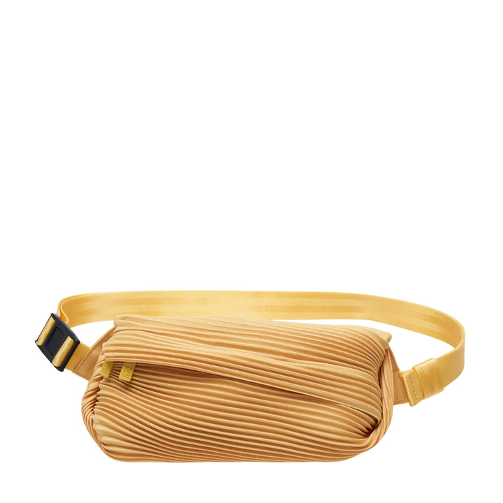 Bias Pleats Waist Bag