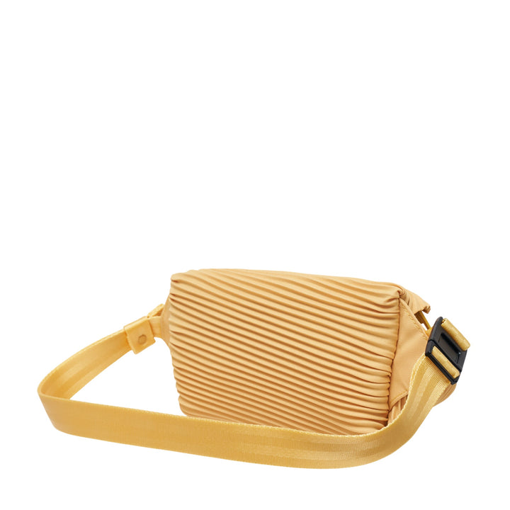 Bias Pleats Waist Bag