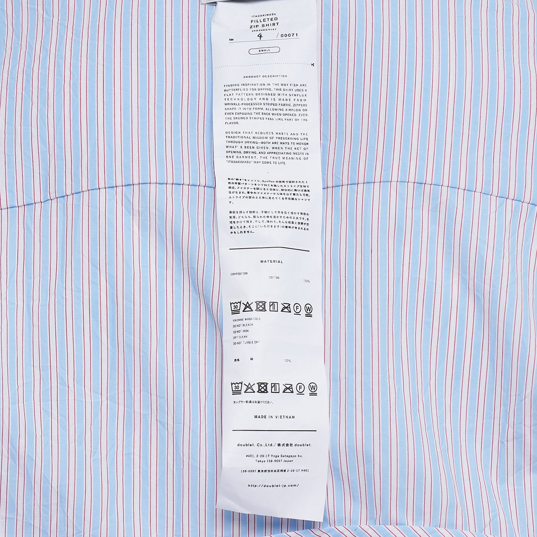 Filleted Zip Shirt