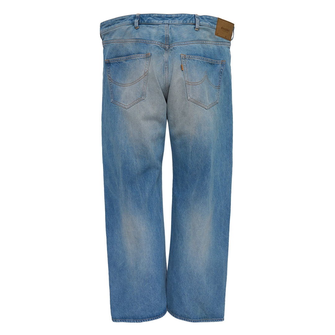 Floating Waist Denim Pants