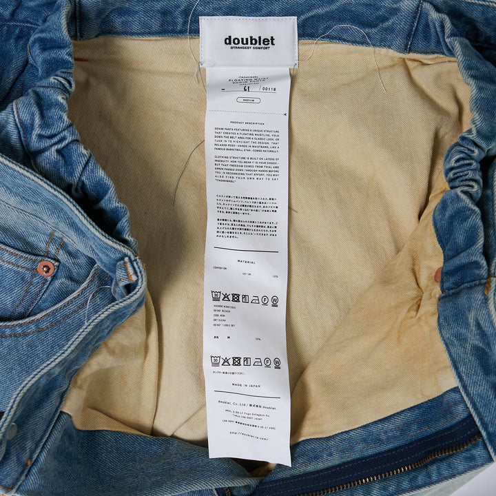 Floating Waist Denim Pants