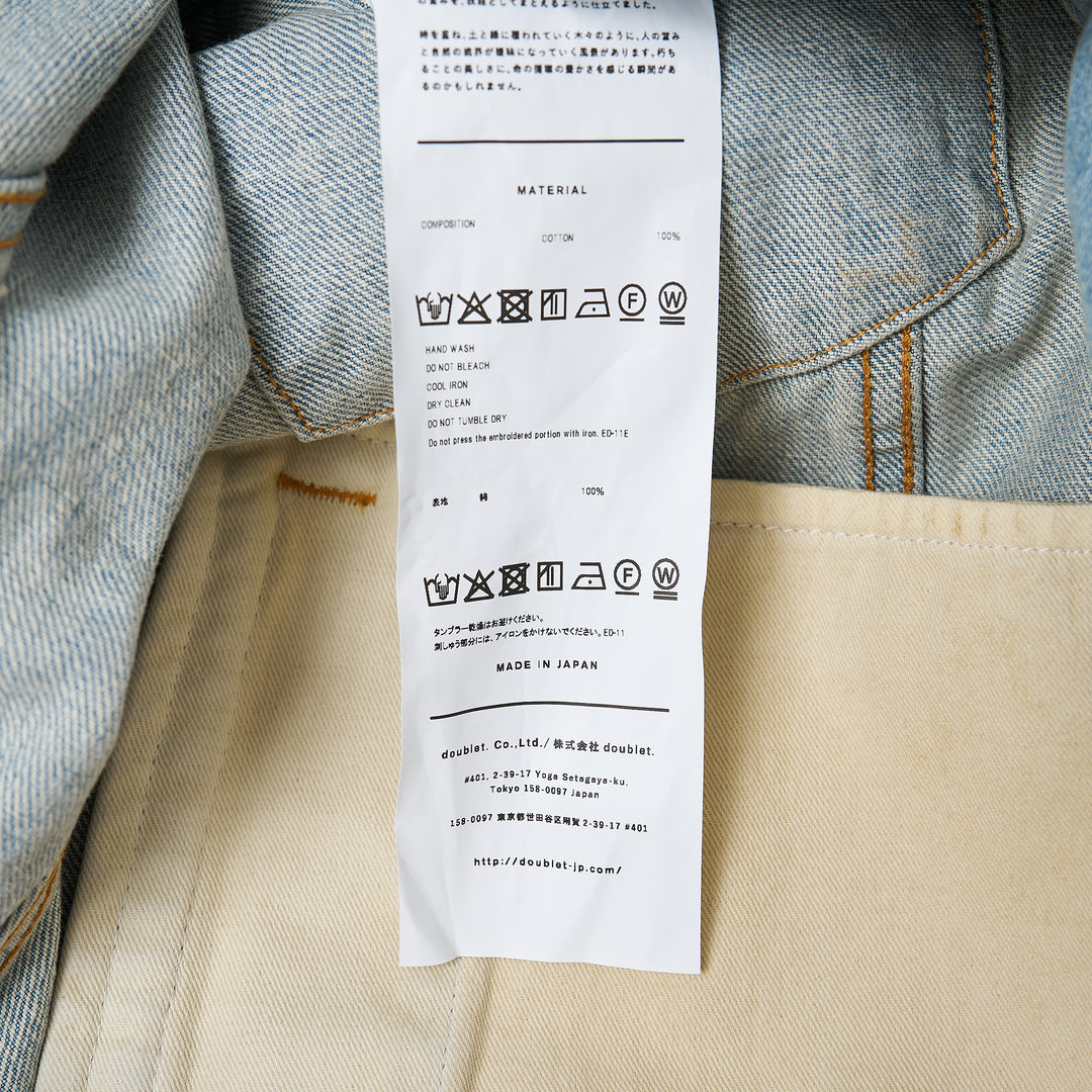 doublet Moss Grown Wood Denim Jacket – Available at Club 21, Official Retailer in Singapore, Malaysia & Thailand with Global Shipping Online