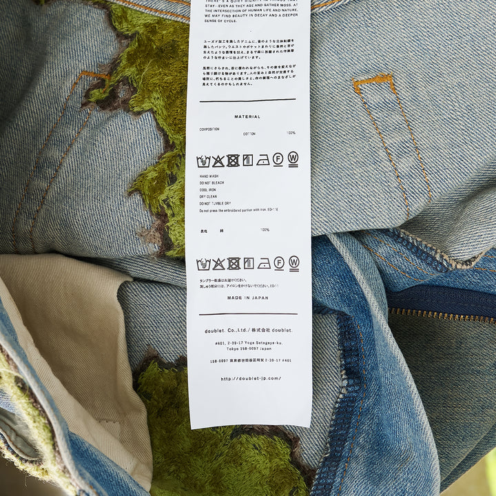 doublet Moss Grown Wood Denim Pants – Available at Club 21, Official Retailer in Singapore, Malaysia & Thailand with Global Shipping Online