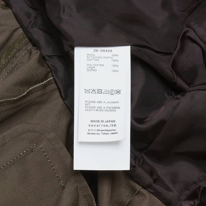 Wool Suiting Blouson