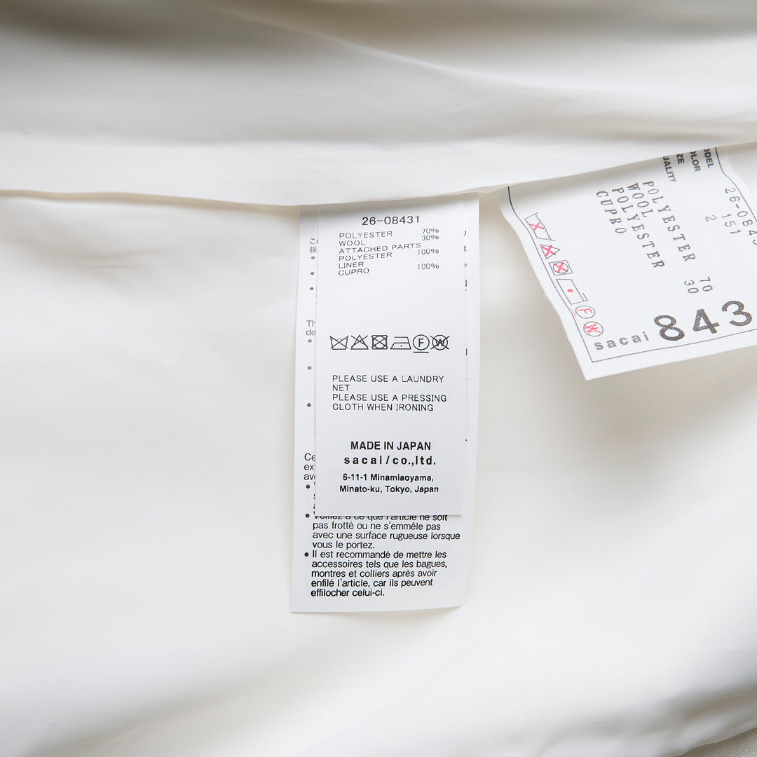 sacai Wool Suiting Pants – Available at Club 21, Official Retailer in Singapore, Malaysia & Thailand with Global Shipping Online