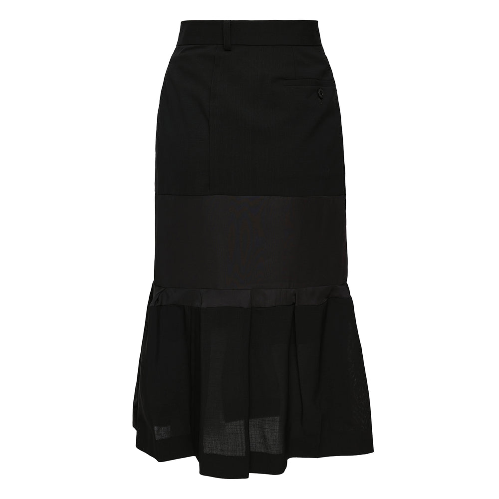 sacai Wool Suiting Skirt - view 2