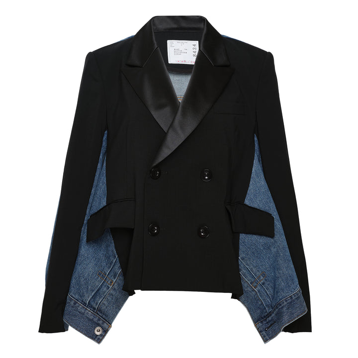 Wool Suiting x Denim Jacket
