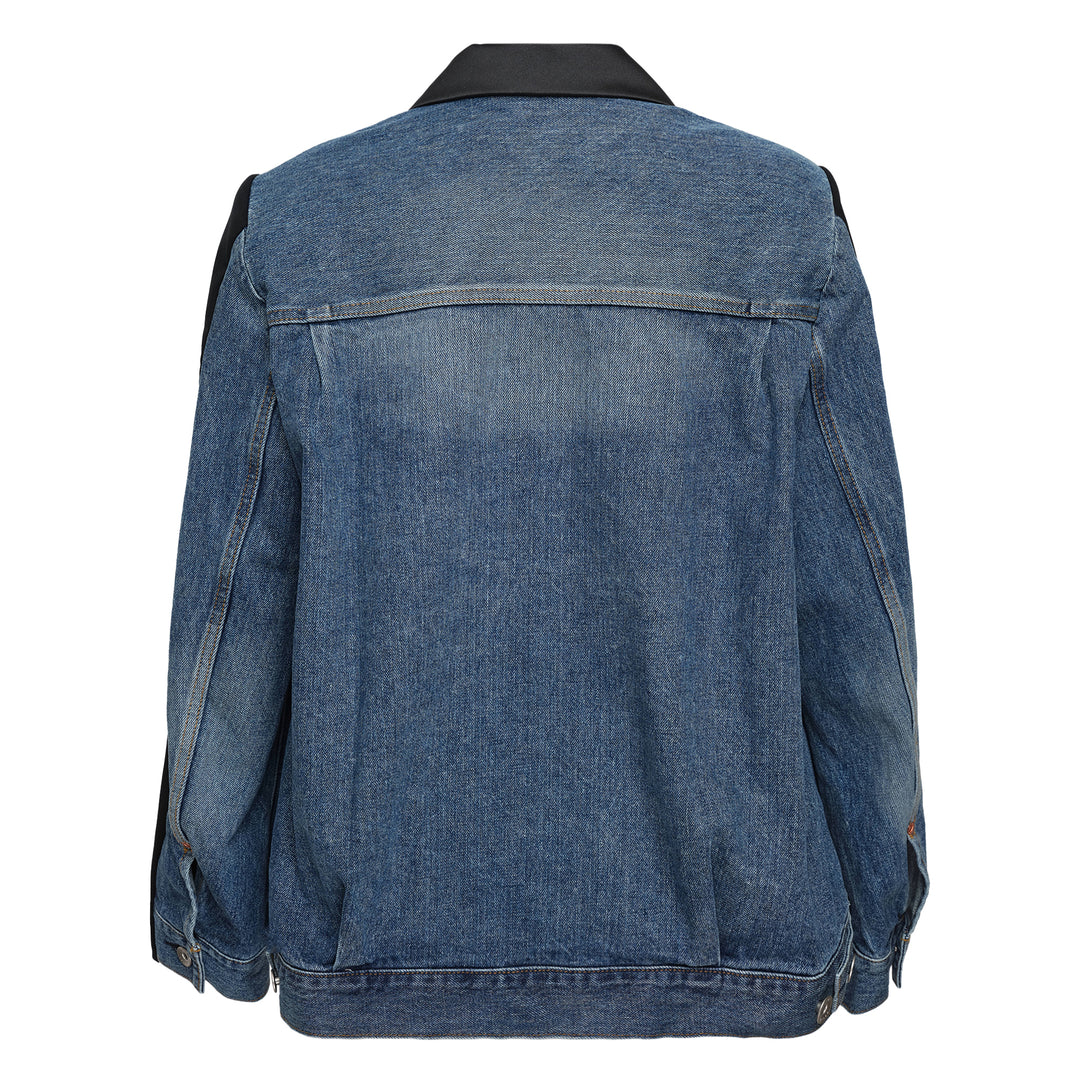 Wool Suiting x Denim Jacket