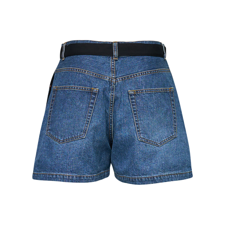 sacai Wool Suiting x Denim Shorts – Available at Club 21, Official Retailer in Singapore, Malaysia & Thailand with Global Shipping Online