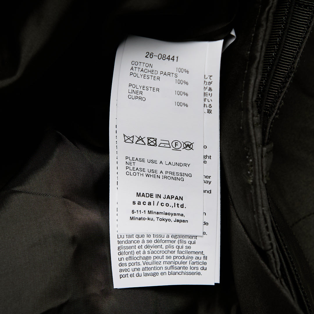 sacai Cotton Coating Pants – Available at Club 21, Official Retailer in Singapore, Malaysia & Thailand with Global Shipping Online