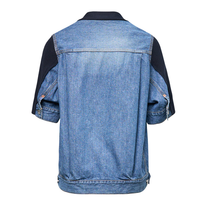 sacai Denim x Knit Cardigan – Available at Club 21, Official Retailer in Singapore, Malaysia & Thailand with Global Shipping Online