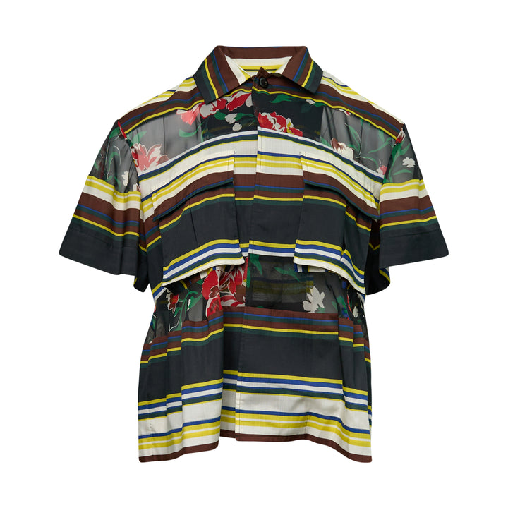 sacai Pattern Mix Shirt – Available at Club 21, Official Retailer in Singapore, Malaysia & Thailand with Global Shipping Online