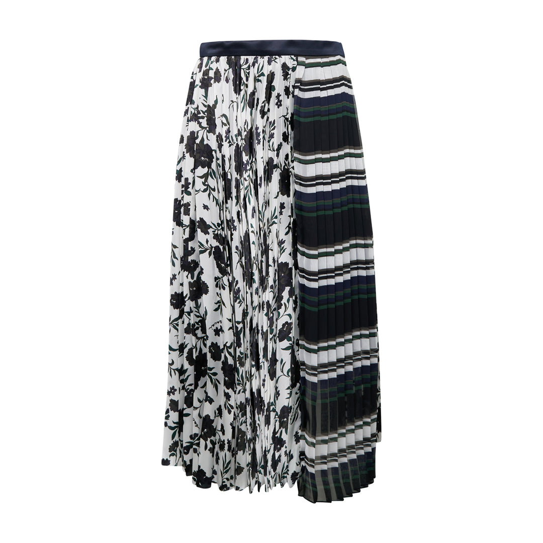 sacai Pattern Mix Skirt – Available at Club 21, Official Retailer in Singapore, Malaysia & Thailand with Global Shipping Online