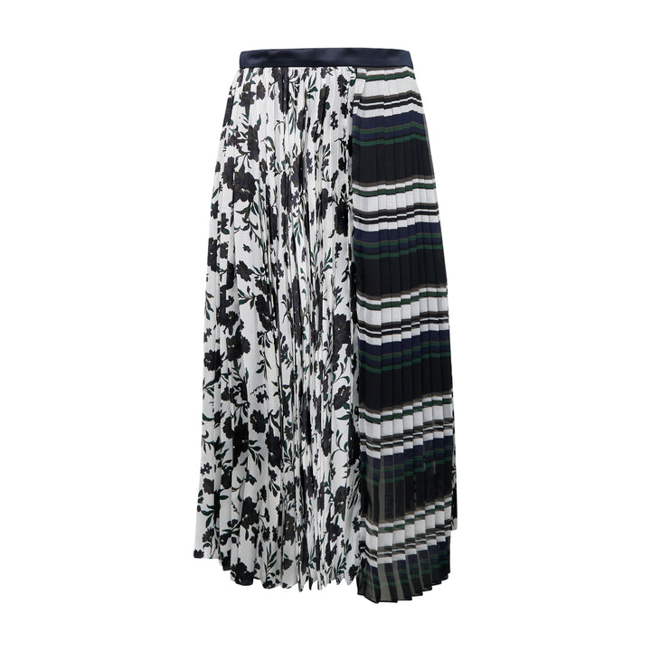 sacai Pattern Mix Skirt – Available at Club 21, Official Retailer in Singapore, Malaysia & Thailand with Global Shipping Online