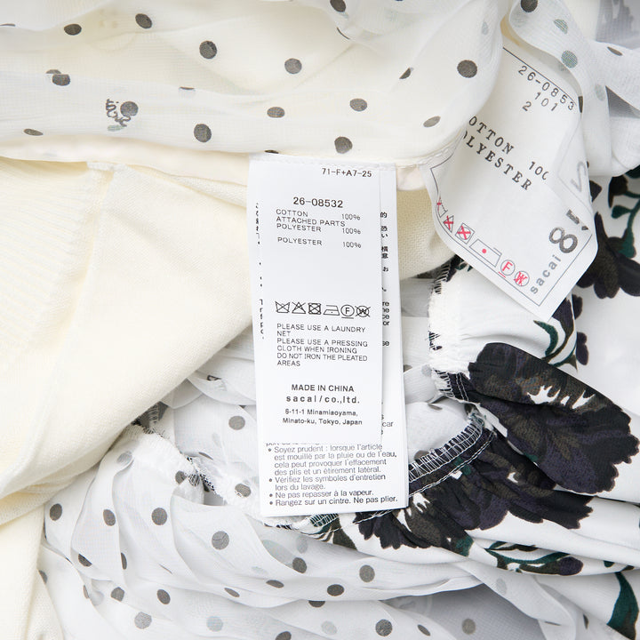 sacai Pattern Mix Cardigan – Available at Club 21, Official Retailer in Singapore, Malaysia & Thailand with Global Shipping Online