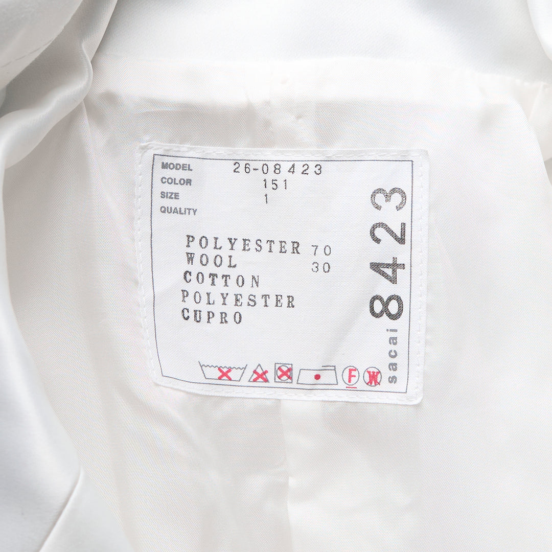 sacai Wool Suiting Dress – Available at Club 21, Official Retailer in Singapore, Malaysia & Thailand with Global Shipping Online