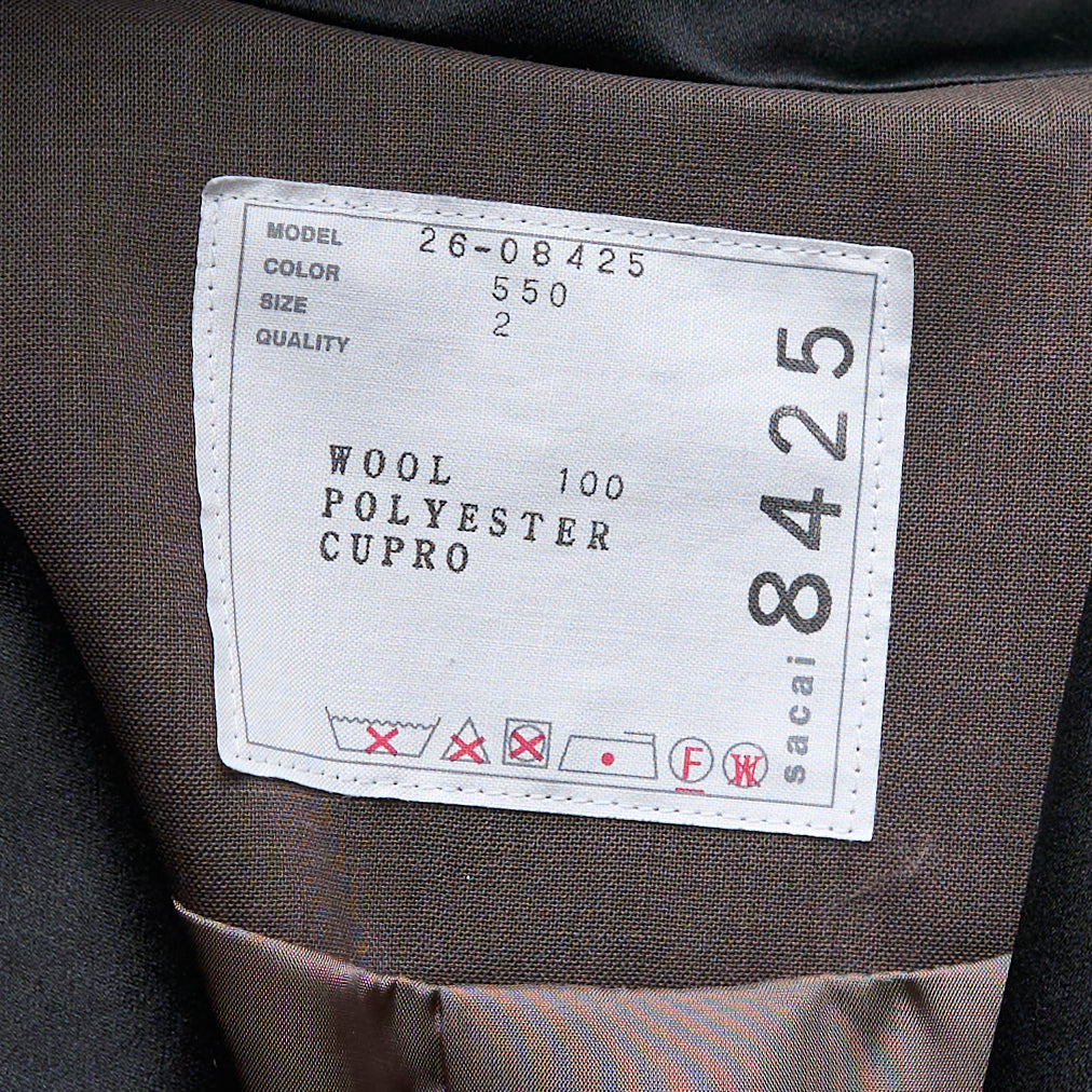 sacai Wool Suiting Long Vest – Available at Club 21, Official Retailer in Singapore, Malaysia & Thailand with Global Shipping Online