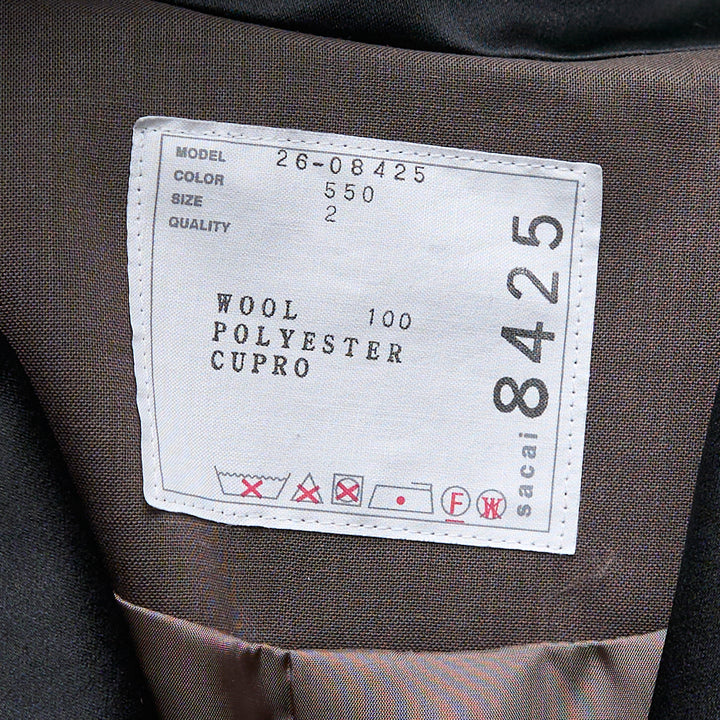 sacai Wool Suiting Long Vest – Available at Club 21, Official Retailer in Singapore, Malaysia & Thailand with Global Shipping Online