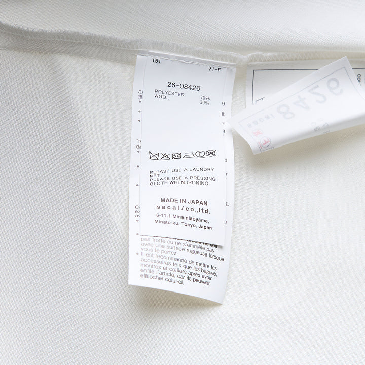 sacai Wool Suiting Shirt – Available at Club 21, Official Retailer in Singapore, Malaysia & Thailand with Global Shipping Online