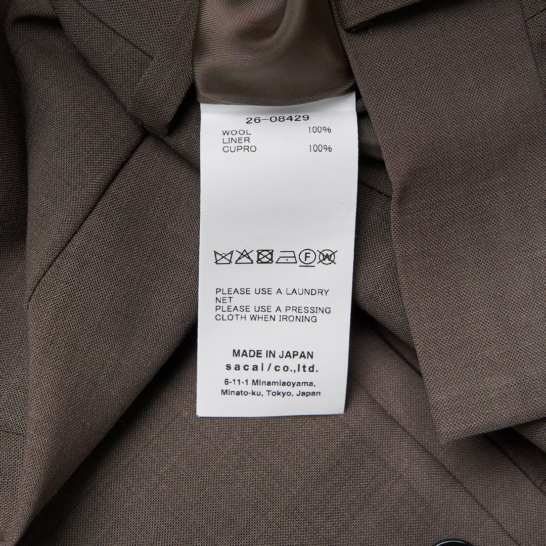 sacai Wool Suiting Pants – Available at Club 21, Official Retailer in Singapore, Malaysia & Thailand with Global Shipping Online
