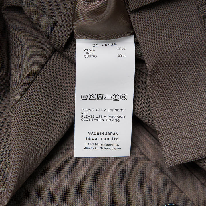 sacai Wool Suiting Pants – Available at Club 21, Official Retailer in Singapore, Malaysia & Thailand with Global Shipping Online