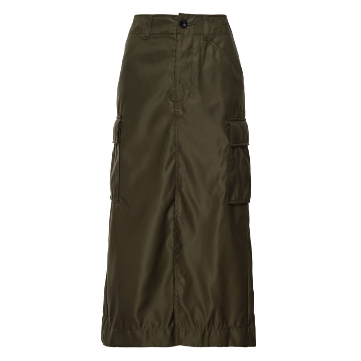 Nylon Twill Skirt