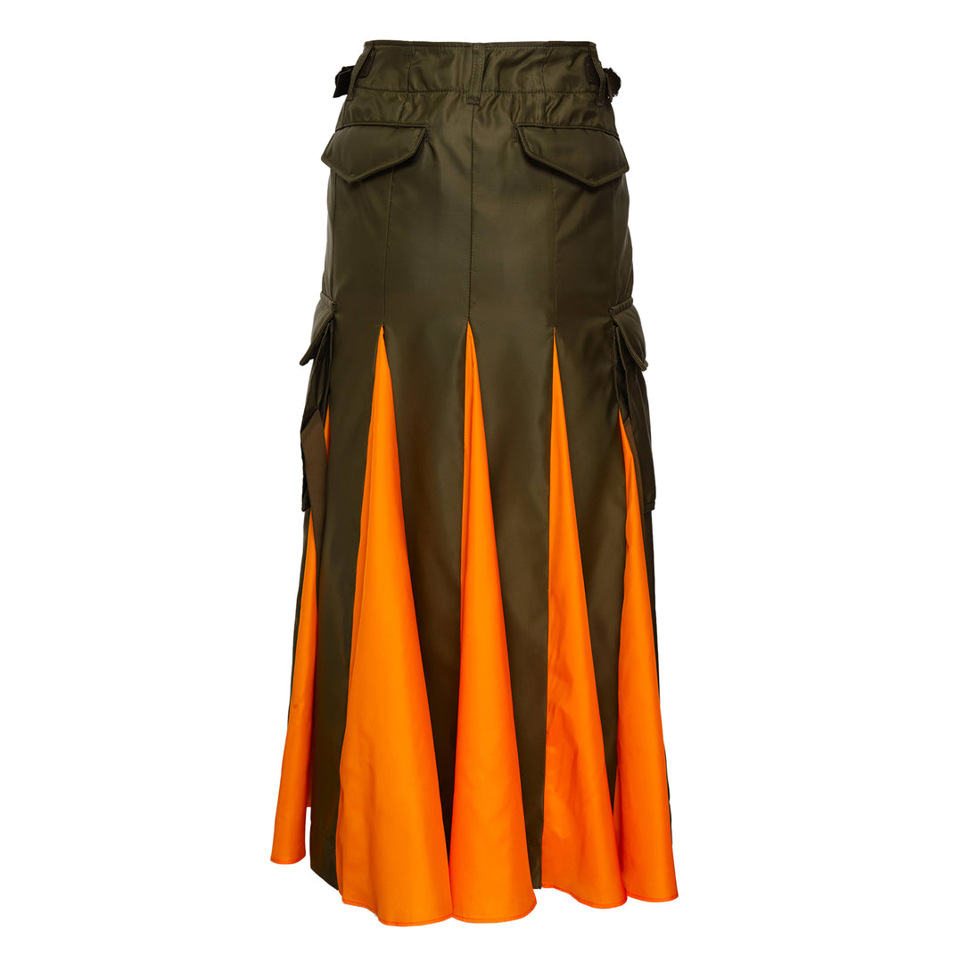 Nylon Twill Skirt