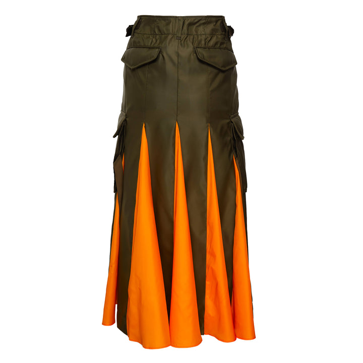 Nylon Twill Skirt