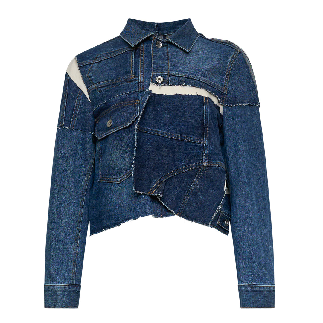 sacai Denim Jacket – Available at Club 21, Official Retailer in Singapore, Malaysia & Thailand with Global Shipping Online