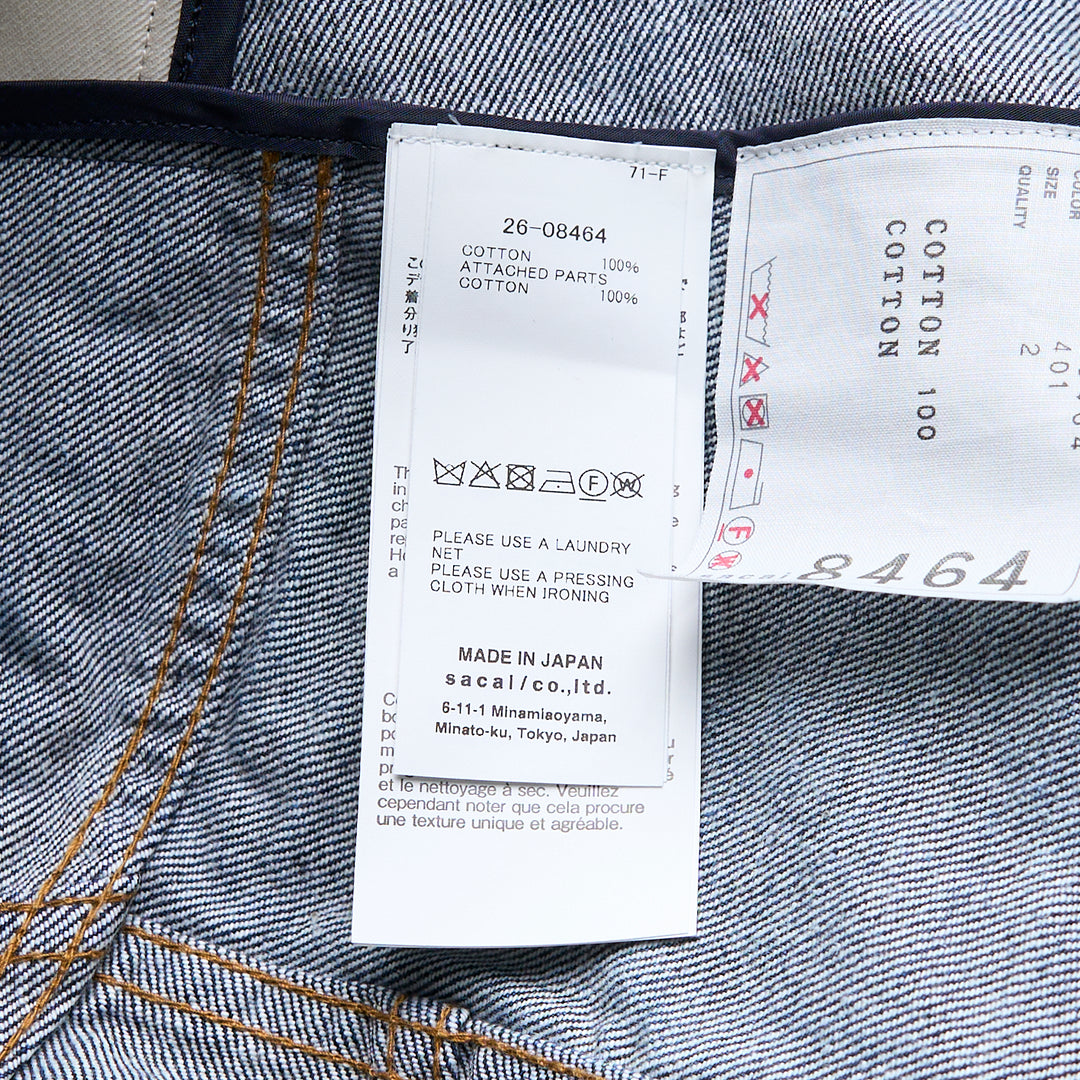 sacai Denim Jacket – Available at Club 21, Official Retailer in Singapore, Malaysia & Thailand with Global Shipping Online