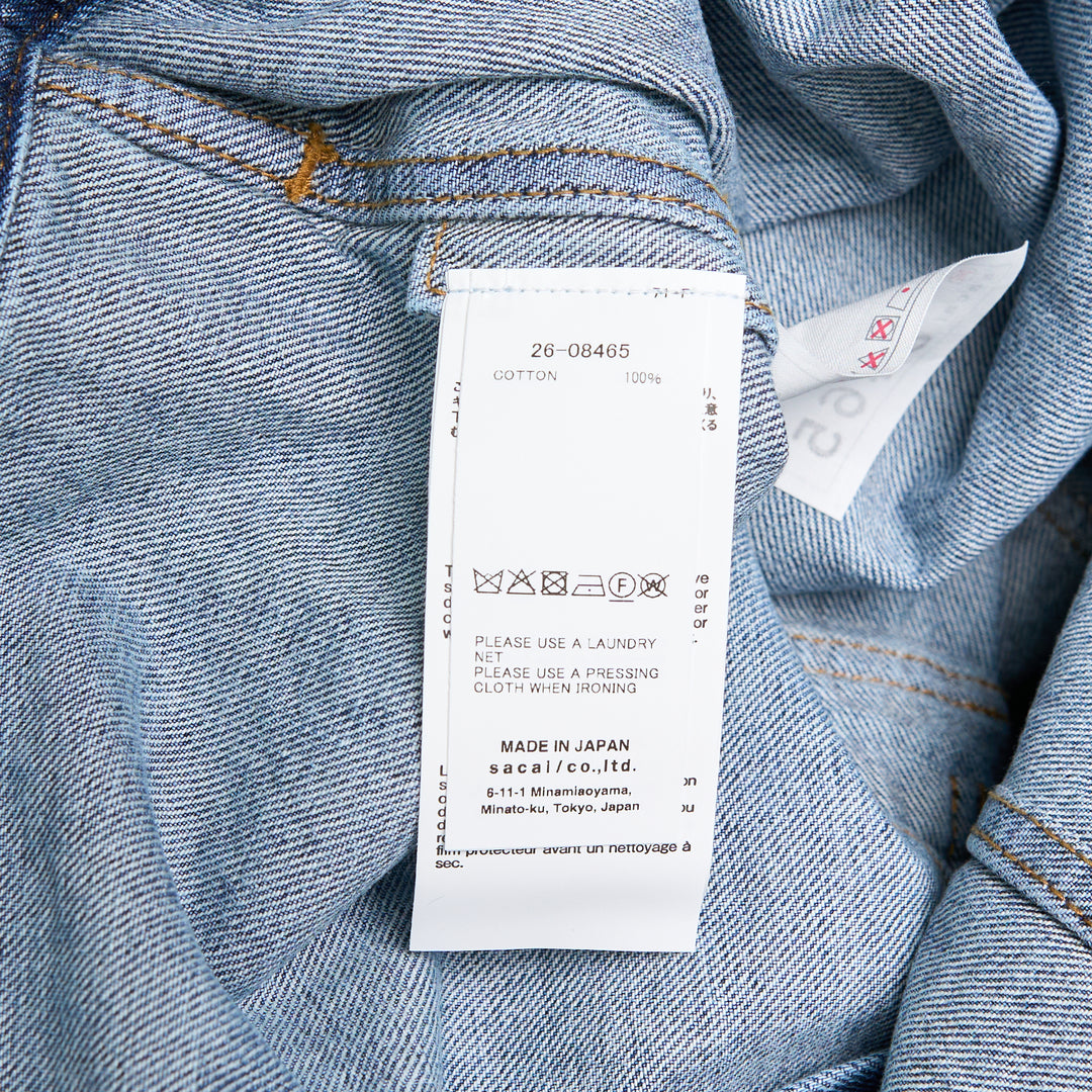 sacai Denim Jacket – Available at Club 21, Official Retailer in Singapore, Malaysia & Thailand with Global Shipping Online
