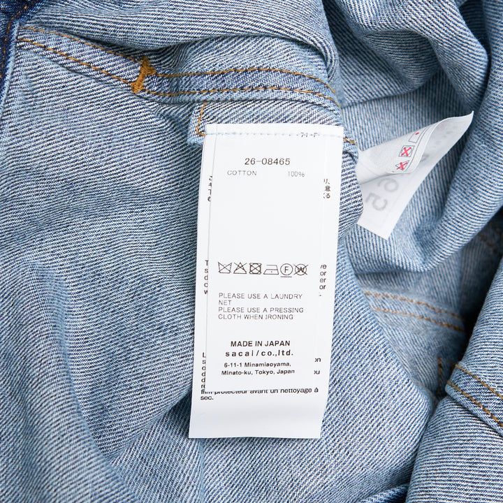 sacai Denim Jacket – Available at Club 21, Official Retailer in Singapore, Malaysia & Thailand with Global Shipping Online