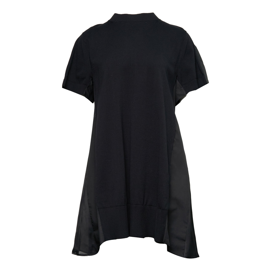 Poplin x Cotton Knit Dress