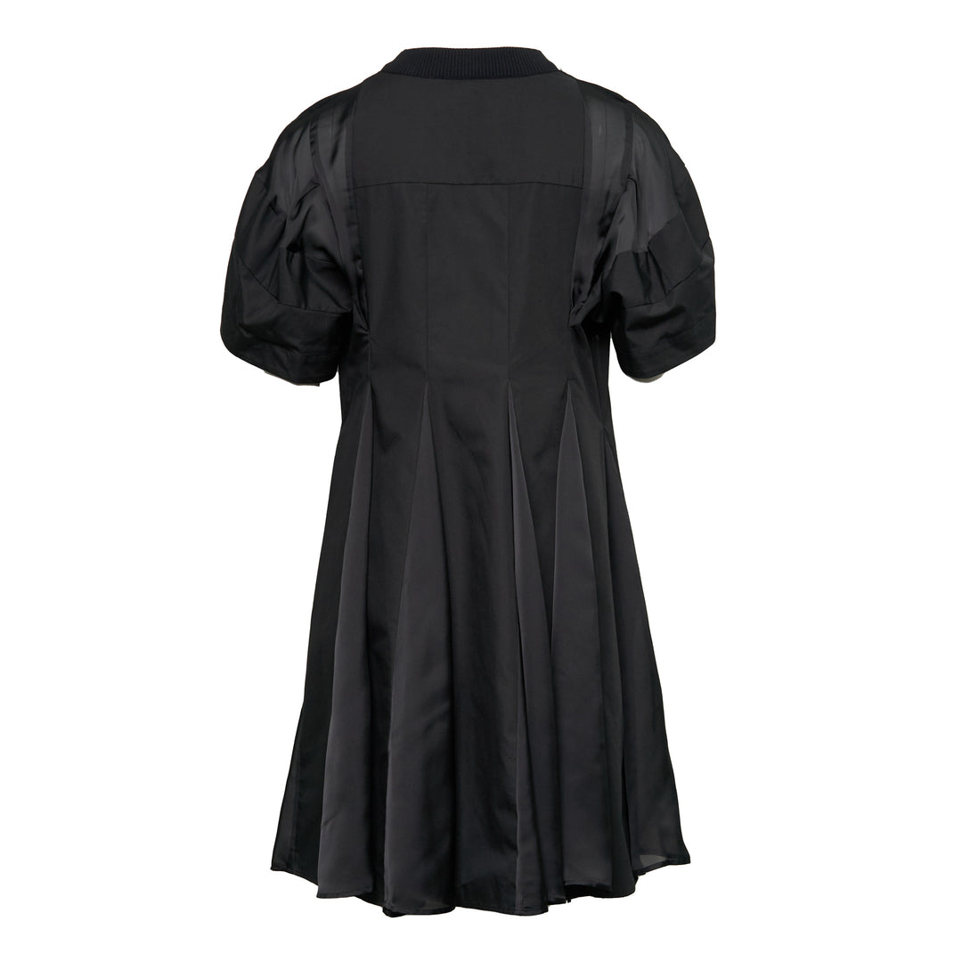 Poplin x Cotton Knit Dress