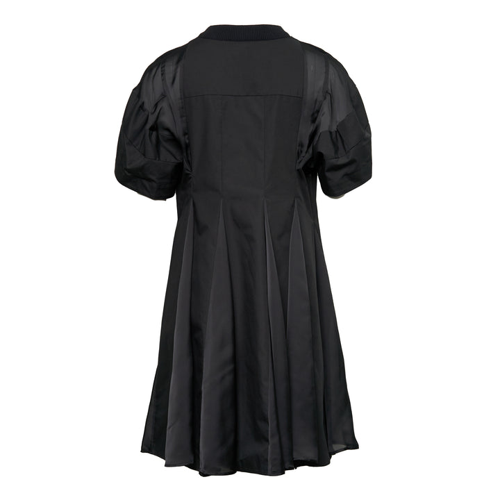 Poplin x Cotton Knit Dress