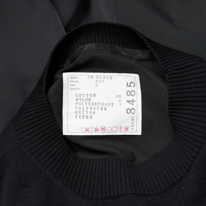 Poplin x Cotton Knit Dress