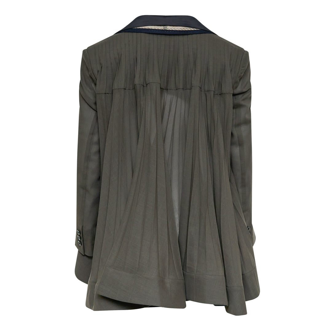 sacai Wool Organza Jacket – Available at Club 21, Official Retailer in Singapore, Malaysia & Thailand with Global Shipping Online