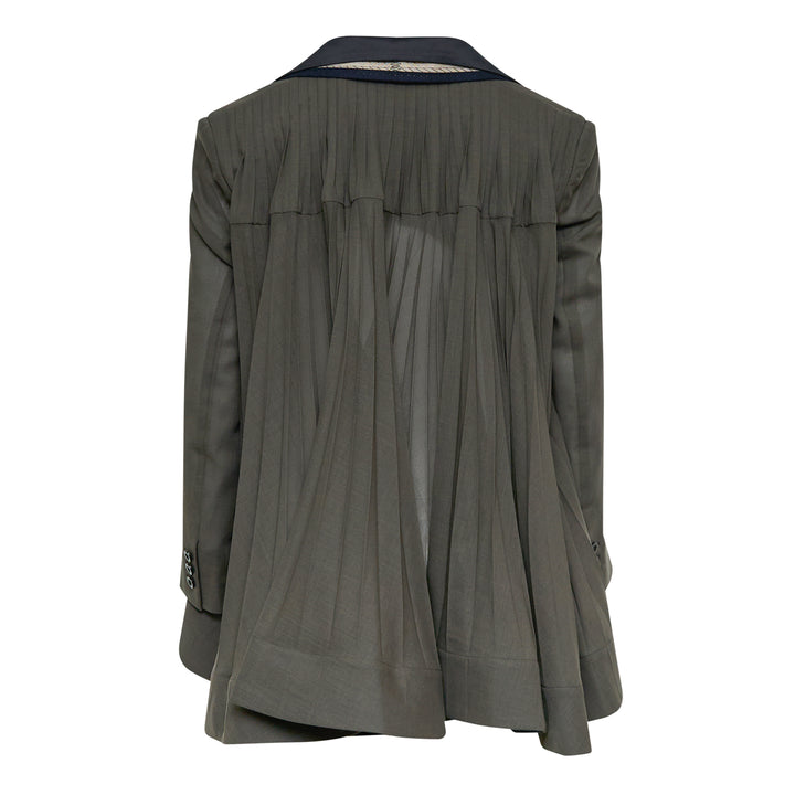 sacai Wool Organza Jacket – Available at Club 21, Official Retailer in Singapore, Malaysia & Thailand with Global Shipping Online