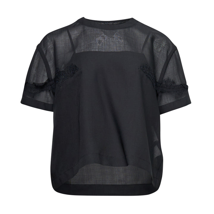 sacai Wool Organza Pullover – Available at Club 21, Official Retailer in Singapore, Malaysia & Thailand with Global Shipping Online