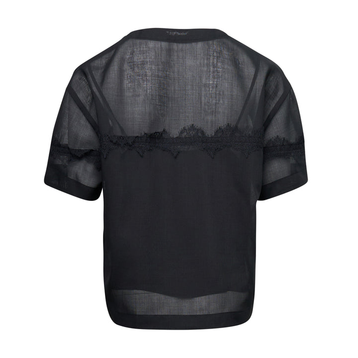 sacai Wool Organza Pullover – Available at Club 21, Official Retailer in Singapore, Malaysia & Thailand with Global Shipping Online