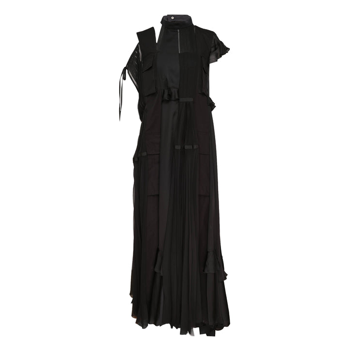sacai Fabric Mix Dress – Available at Club 21, Official Retailer in Singapore, Malaysia & Thailand with Global Shipping Online
