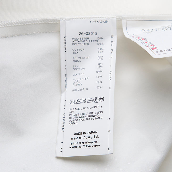 sacai Fabric Mix Pullover – Available at Club 21, Official Retailer in Singapore, Malaysia & Thailand with Global Shipping Online