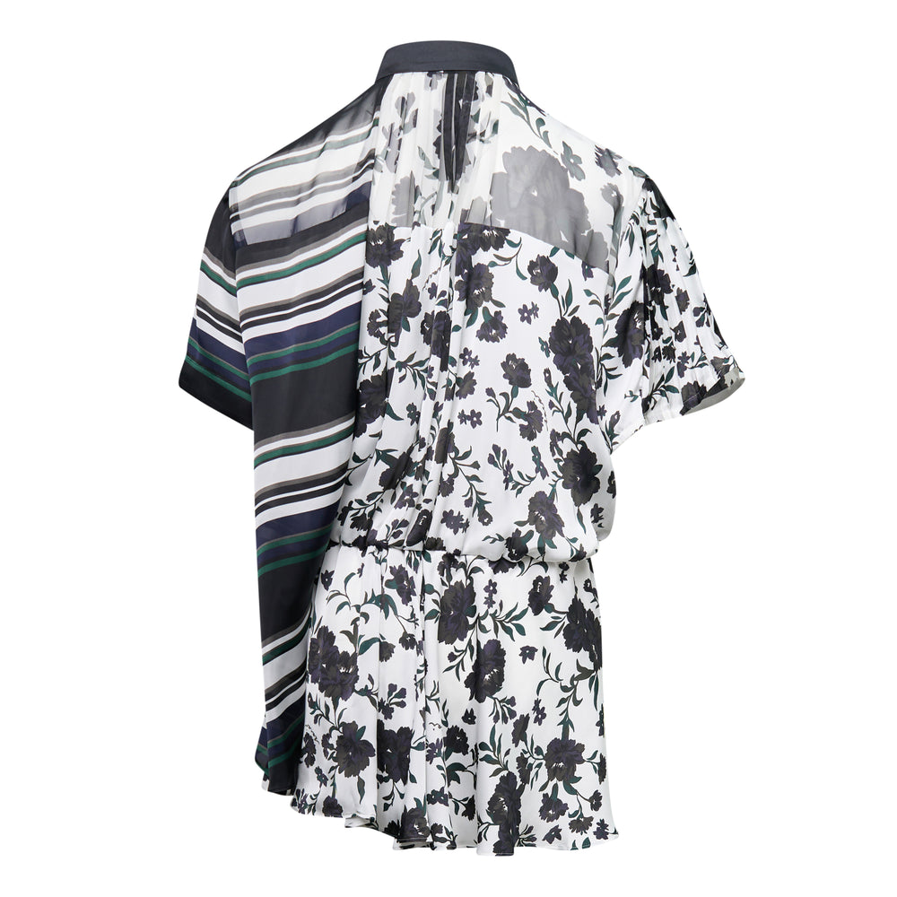sacai Pattern Mix Blouse – Available at Club 21, Official Retailer in Singapore, Malaysia & Thailand with Global Shipping Online