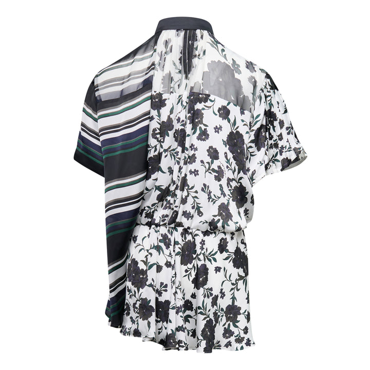 sacai Pattern Mix Blouse – Available at Club 21, Official Retailer in Singapore, Malaysia & Thailand with Global Shipping Online