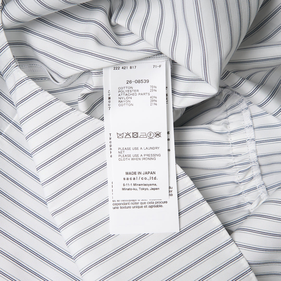 sacai Poplin Shirt – Available at Club 21, Official Retailer in Singapore, Malaysia & Thailand with Global Shipping Online